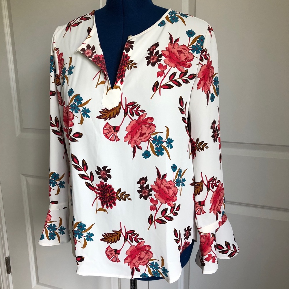 LOFT wild flower top